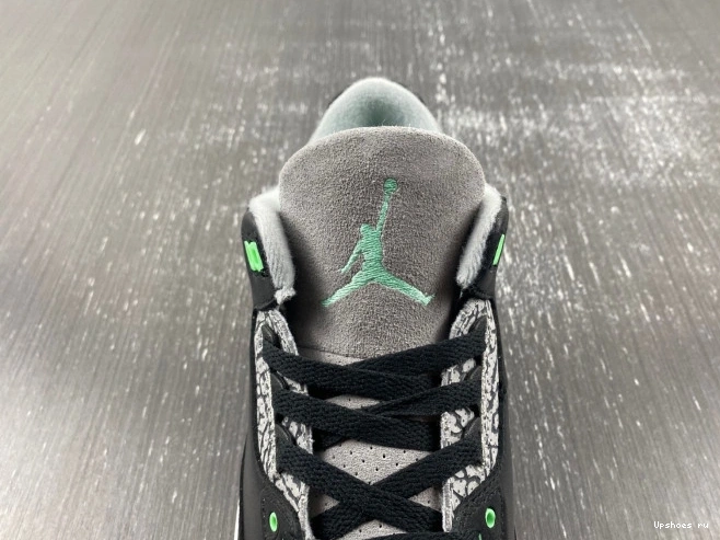 CT8532-031 Jordan  Air 3 Glow” “Green 0127